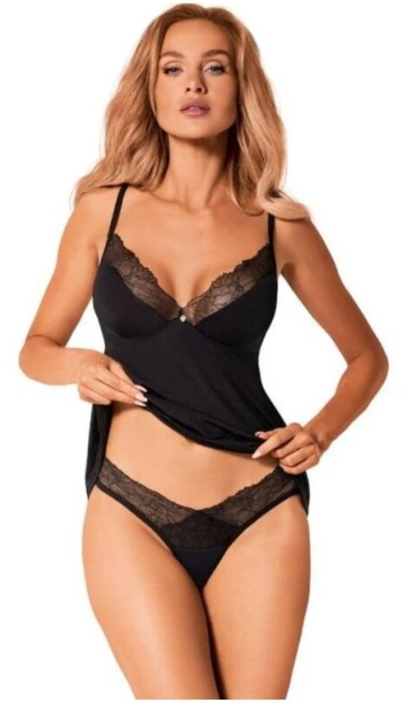 OBSESSIVE - BELLA ROU TOP & PANTIES XL/XXL