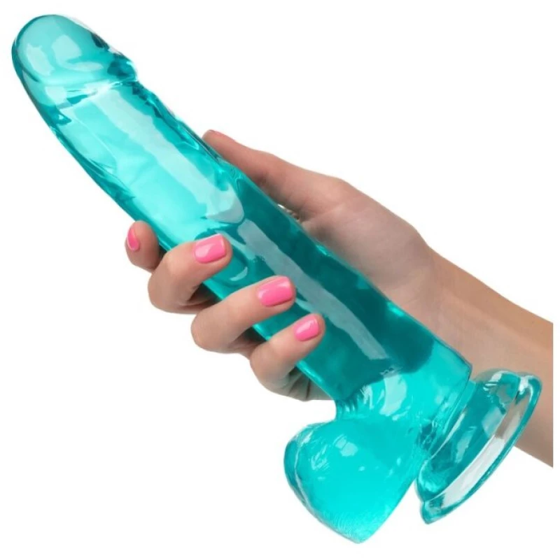 CALEX SIZE QUEEN DILDO - BLUE 20.3 CM