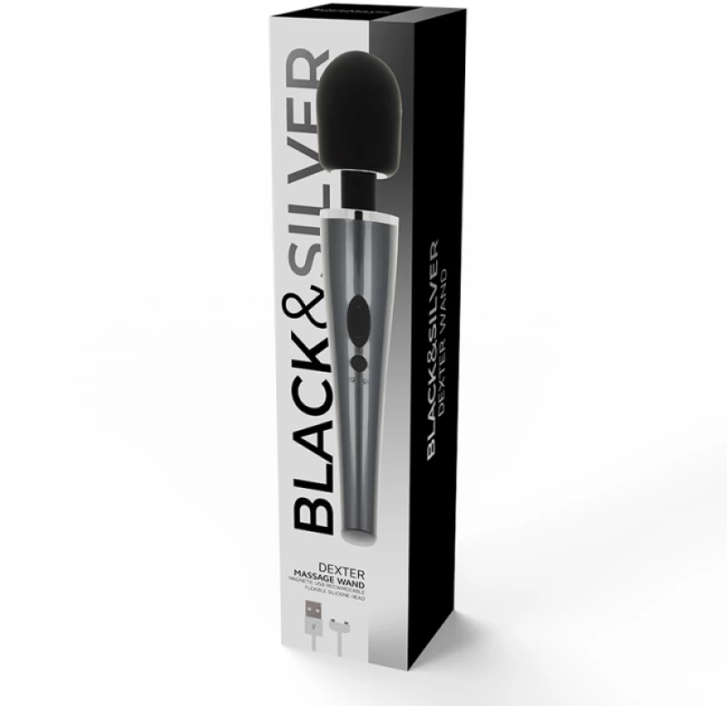 BLACK&SILVER DEXTER MASSAGE WAND