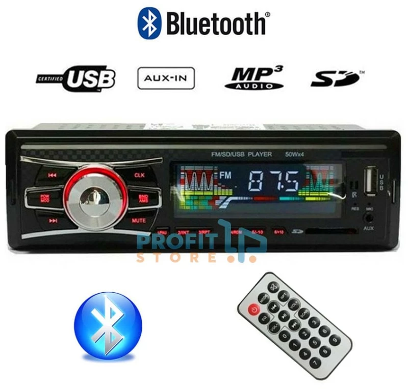 Mp3 Player Αυτοκινήτου με Bluetooth USB,SD,AUX FM Radio & Τηλεχειριστήριο 6083BT-OEM