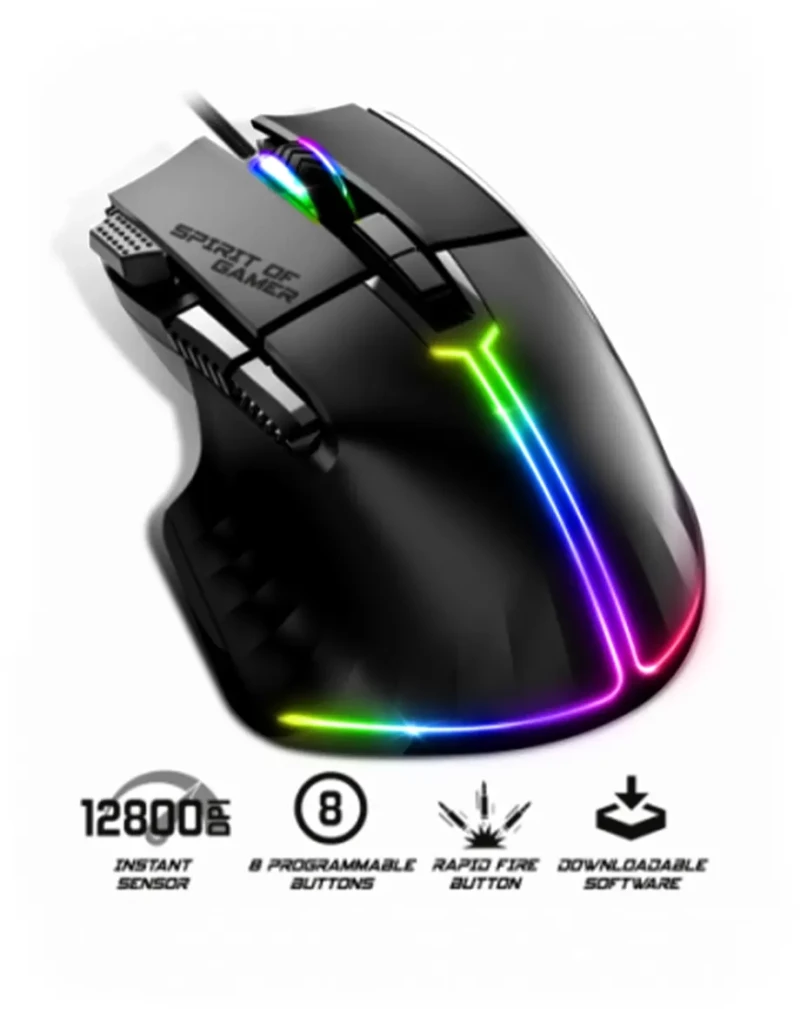 Pro M5 RGB Ενσύρματο Ποντίκι