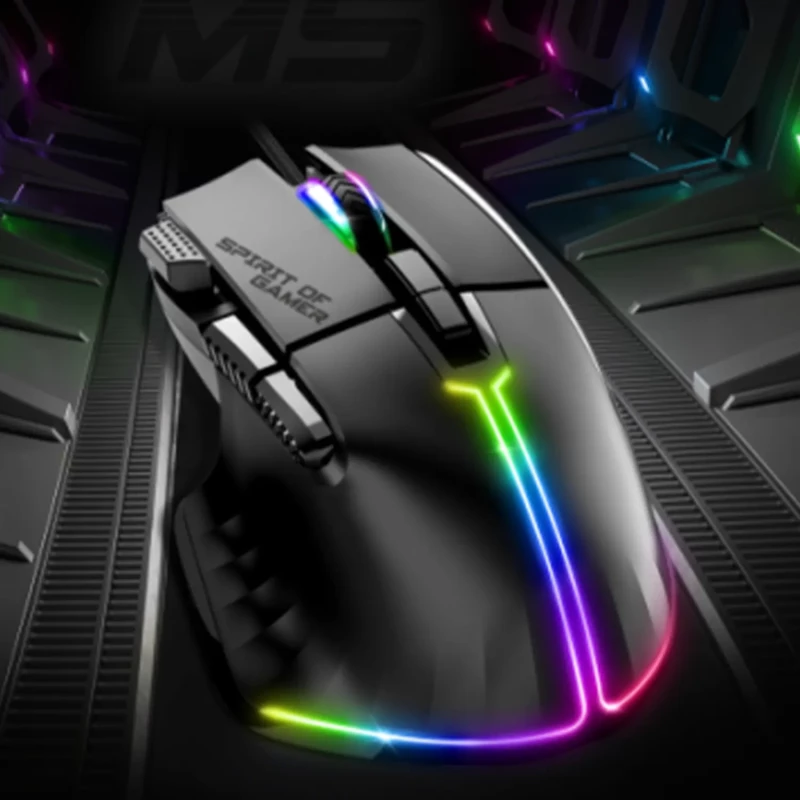 Pro M5 RGB Ενσύρματο Ποντίκι
