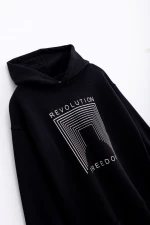 Funky Μπλούζα Φούτερ Revolution, Μαύρο