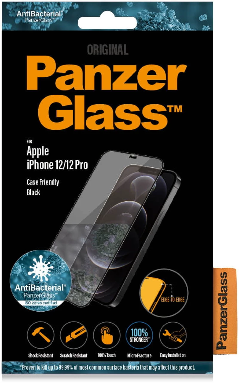 PanzerGlass Screen Protector Apple iPhone 12 | 12 Pro | Edge-to-Edge