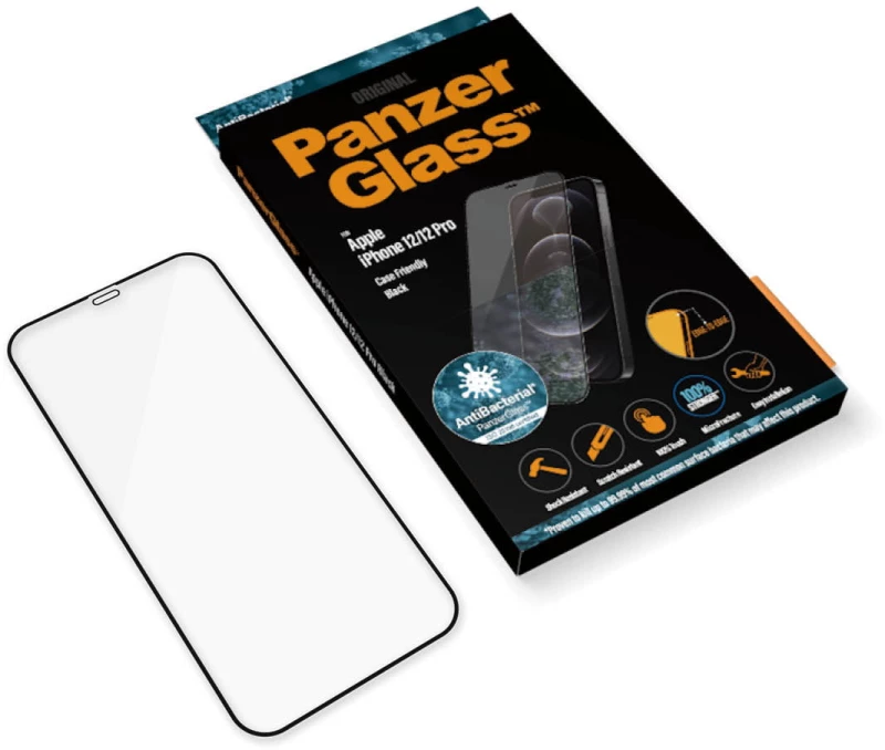 PanzerGlass Screen Protector Apple iPhone 12 | 12 Pro | Edge-to-Edge
