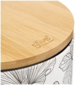 Κάδος Απορριμμάτων Χαρτοδοχείο 3 Lt Blackflora 5Five Simply Smart 174692A