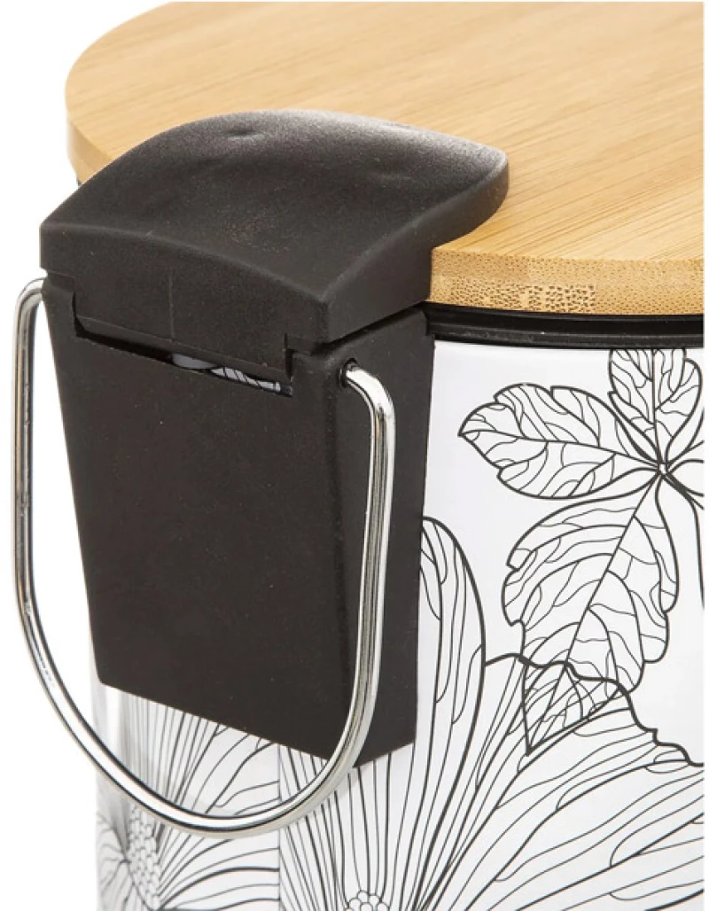 Κάδος Απορριμμάτων Χαρτοδοχείο 3 Lt Blackflora 5Five Simply Smart 174692A
