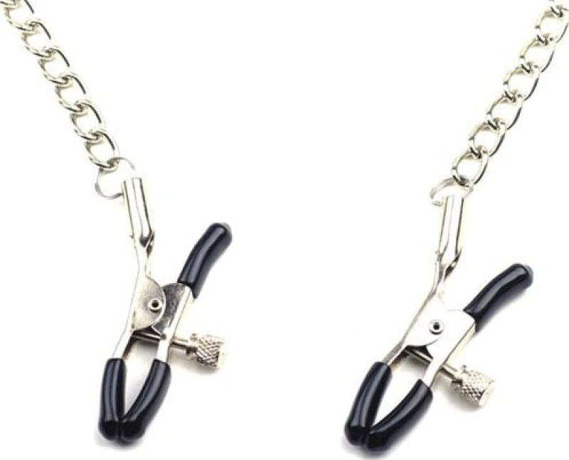 Mouth Gag With Nipple Clamps