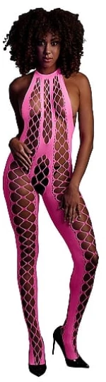 Ouch!! Neon Bodystocking with Halterneck