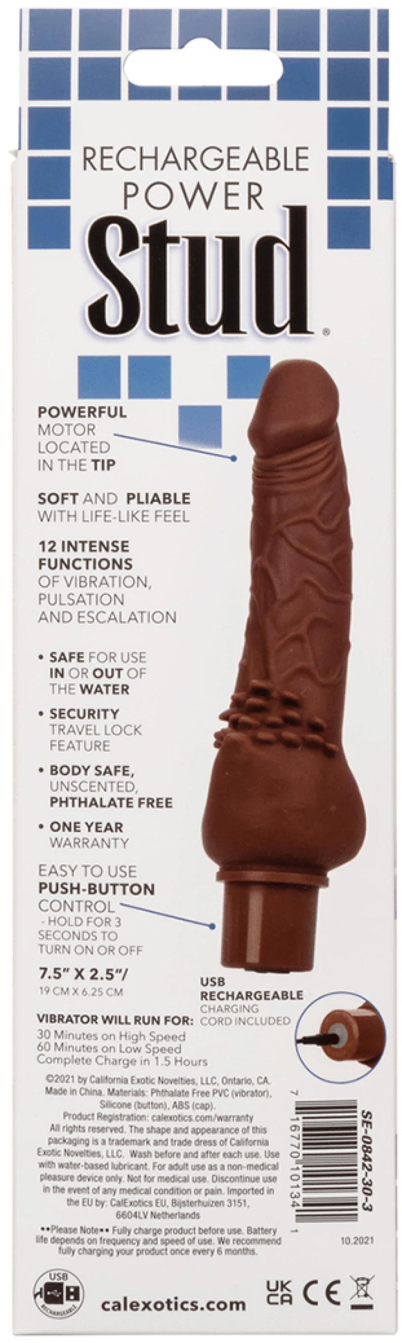 Calexotics Rabbit Vibrator - Rechargeable Stud Cliterrific