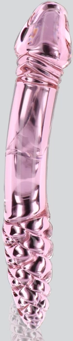 Toy Joy Double Glass Dildo Rhinestone Scepter
