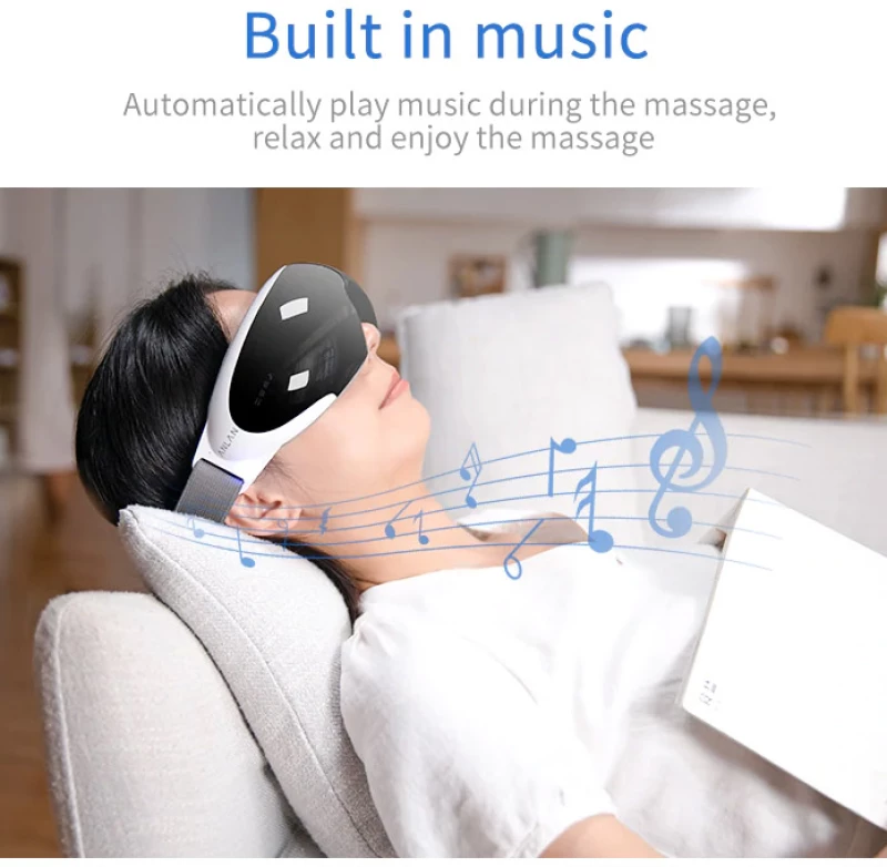 Επαναφορτιζόμενη Συσκευή Μασάζ Ματιών Visual Smart Eye Massager Anlan ALYBAMY01-01