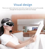 Επαναφορτιζόμενη Συσκευή Μασάζ Ματιών Visual Smart Eye Massager Anlan ALYBAMY01-01