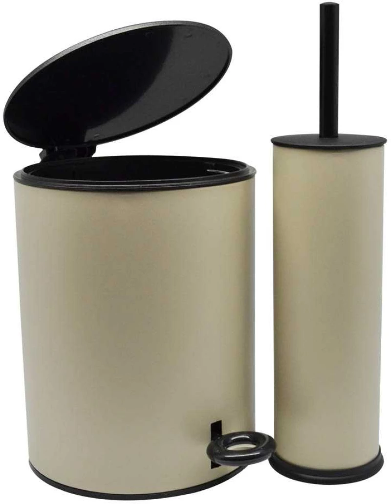 ΚΑΛΑΘΙ ΜΠΑΝΙΟΥ 5lt INOX ΜΠΕΖ SOFT CLOSE ANKOR