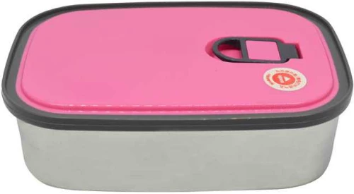 ΦΑΓΗΤΟΔΟΧΕΙΟ INOX ΜΕ ΦΟΥΞΙΑ ΠΛΑΣΤΙΚΟ ΚΑΠΑΚΙ 0,68lt ANKOR