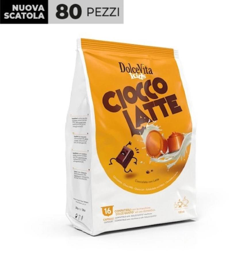 Κάψουλες Συμβατές Dolce Gusto Dolce Vita Chocolate - Σετ 48 τεμαχίων