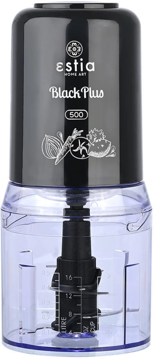 ESTIA ΠΟΛΥΚΟΠΤΗΣ BLACK PLUS 400W ΜΕ ΠΛΑΣΤΙΚΟ ΜΠΟΛ 500ml