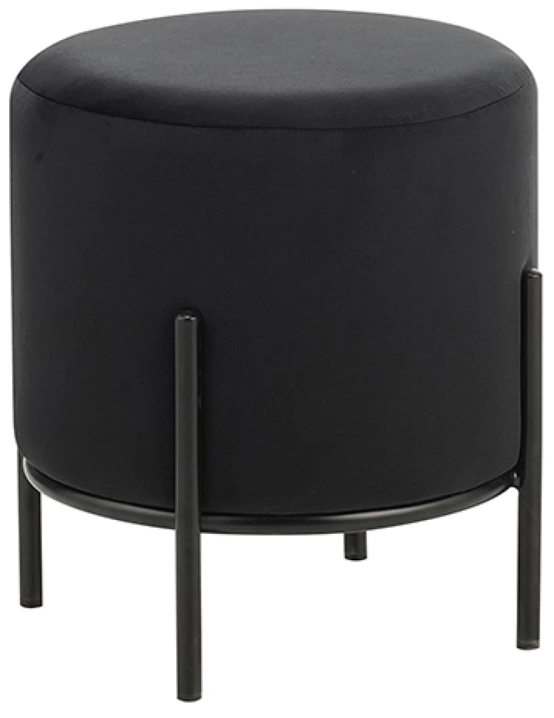 BELLA/R ΣΚΑΜΠΟ BLACK VELVET ΥΦΑΣΜΑ Φ.35Χ38εκ.