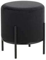 BELLA/R ΣΚΑΜΠΟ BLACK VELVET ΥΦΑΣΜΑ Φ.35Χ38εκ.