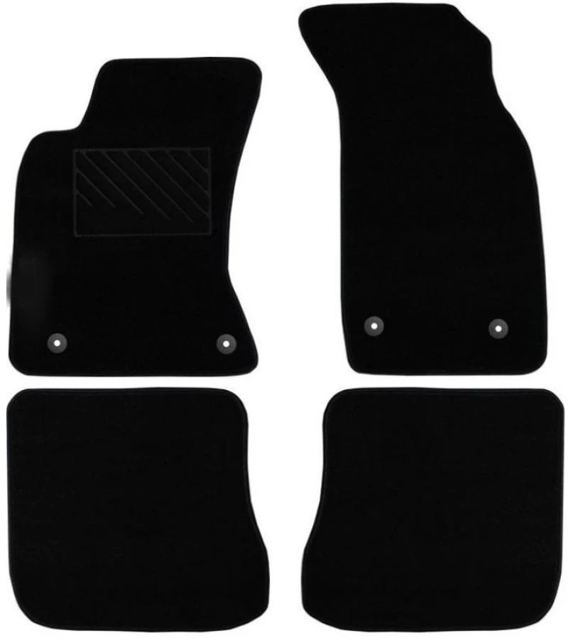 Πατάκια Economy μαύρα για Audi A4 B5 (95-01) 4τμχ