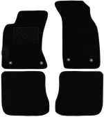 Πατάκια Economy μαύρα για Audi A4 B5 (95-01) 4τμχ