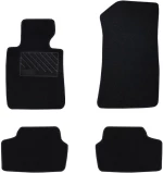 Πατάκια Commercial μαύρα για BMW Series 1 E81 (04-13) 4τμχ