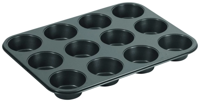 MUFFINS ΦΟΡΜΑ ΑΝΤΙΚΟΛΛΗΤΙΚΗ 12 θέσεων 38x26x3cm SELECT 800023 - FISKO