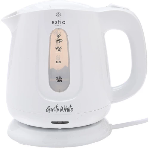 ESTIA ΒΡΑΣΤΗΡΑΣ GUSTO WHITE ΠΛΑΣΤΙΚΟΣ 1lt 1100W