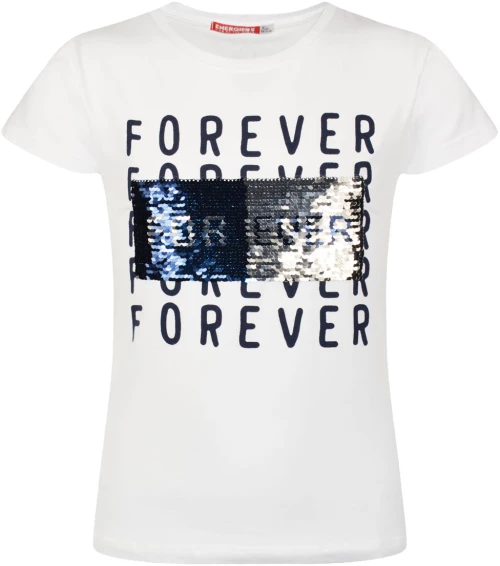 Μπλούζα "Forever" εκρού (Εκρού)