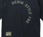Μπλούζα "Denim style" μαύρη (Μαύρο)