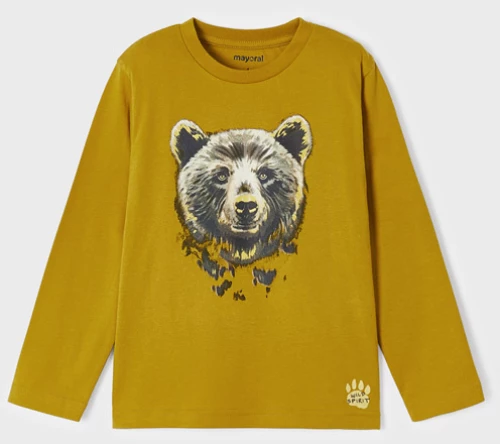Μπλούζα "Bear" ώχρα (Ωχρα)