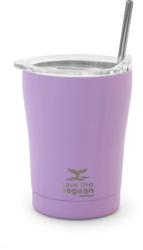 Θερμός Coffee Mug SaveThe Aegean 350ml Lavender Purple