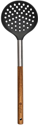 ESTIA ΚΟΥΤΑΛΑ ΤΡΥΠΗΤΗ STONE ΝΑΙΛΟΝ 34cm ΜΕ ΞΥΛΙΝΗ ΛΑΒΗ