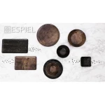 Πιατέλα Hybrid Ορθογώνια Black Wood 1/2 26,5x32,5Εκ