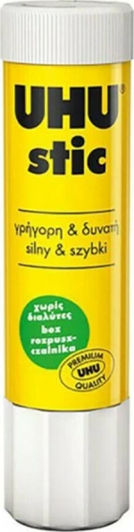 UHU Κόλλα Stic Μεγάλου Μεγέθους Για Ύφασμα 40gr Χωρίς Διαλύτες
