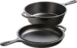 Μαντεμένιο Βαθύ Τηγάνι 2,84 lt Με Καπάκι 26.04cm - Lodge