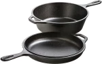 Μαντεμένιο Βαθύ Τηγάνι 2,84 lt Με Καπάκι 26.04cm - Lodge