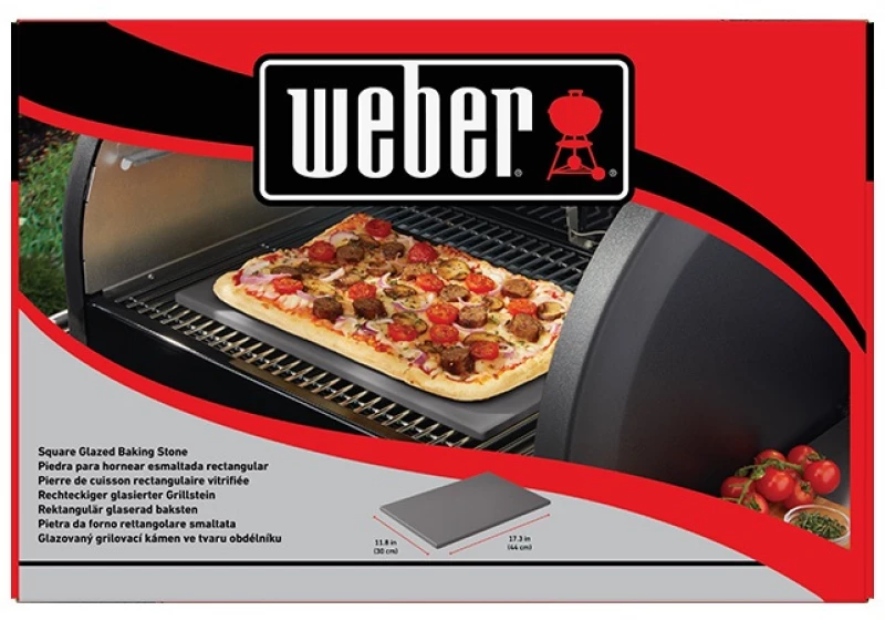 Επισμαλτωμένη Πέτρα Για Pizza Ορθογώνια 30x44cm - Weber