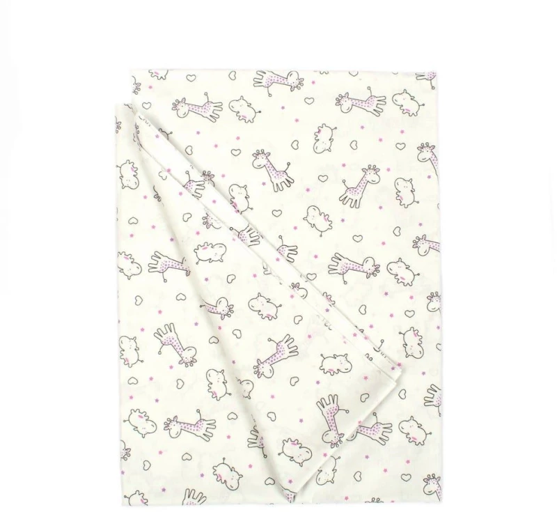 Μαξιλαροθήκη Παιδική Zoo 47 White DimCol 50Χ70 50x70cm 100% Βαμβάκι