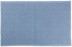 Πατάκι Μπάνιου Zig Zag 05576.002 Light Blue 50 X 80 50x80cm 100% Βαμβάκι