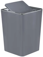 Δοχείο Απορριμμάτων Match 8484 Bin 5lt Platinum Kleine Wolke Πλαστικό