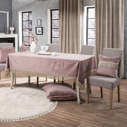 Τραπεζομάντηλο Velvet 12 Purple Teoran 140X180 Acrylic