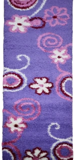 Χαλί Jazzy Shaggy 5604 (4218) Lila Pile 67X220cm