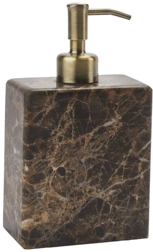 Δοχείο Κρεμοσάπουνου Hammam HAMDIM-01 Medium Brown Aquanova Πέτρα
