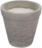 Αρωματικό Κερί Σε Κασπώ 07.145056A 15x14cm Grey-White Τσιμέντο