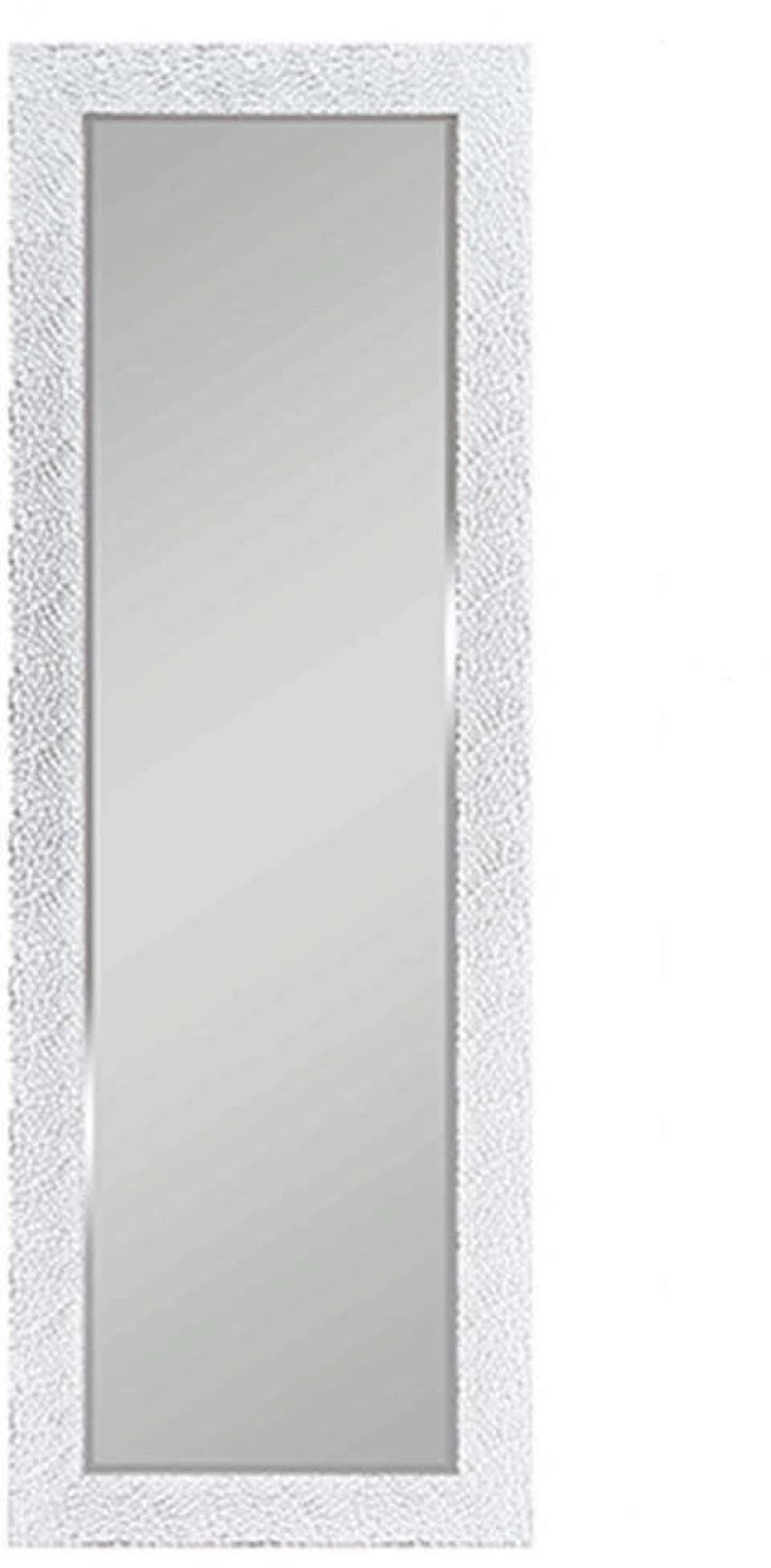Καθρέπτης Τοίχου Amy 1220197 50x150cm White-Silver Mirrors & More Πλαστικό