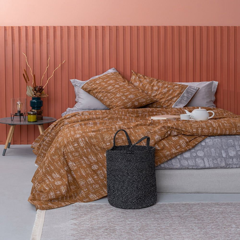 Σεντόνια CB2071 (Σετ 3τμχ) Brown Palamaiki Ημίδιπλο 170x260cm 100% Βαμβάκι