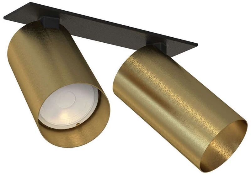 Φωτιστικό Οροφής - Σποτ Mono Surface 7745 2xGU10 10W Solid Brass Nowodvorski Μέταλλο,Πλαστικό