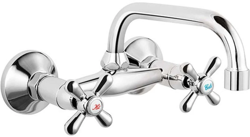 Μπαταρία Νιπτήρος Εντοιχισμού Retro XR3 Chrome Ferro Μέταλλο