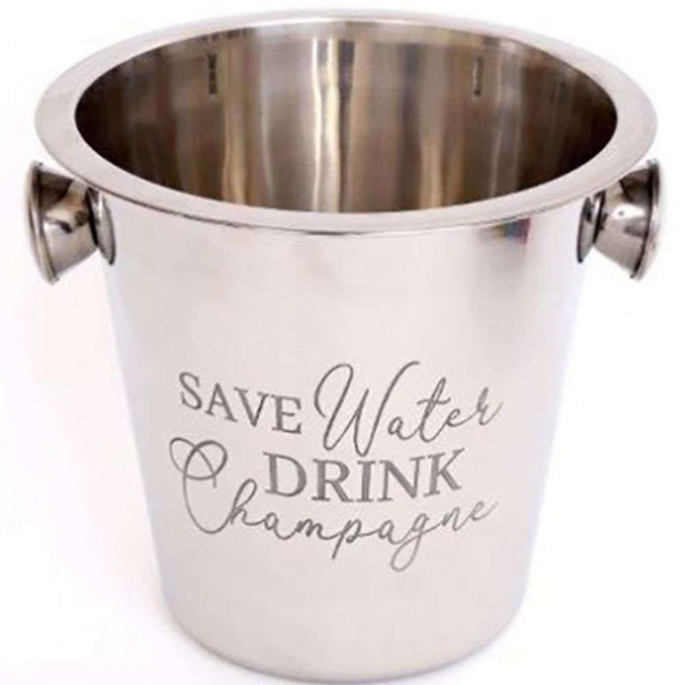 Σαμπανιέρα 014.KG0774 21x21cm White Μέταλλο